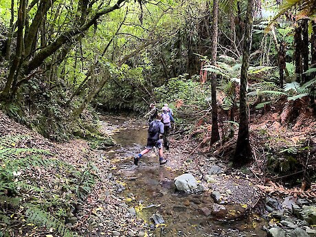 Silver Stream runs through the reserve year-round.